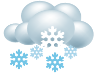 starker Schneefall
